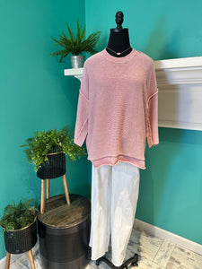 Easel Mineral Wash Comfy Top