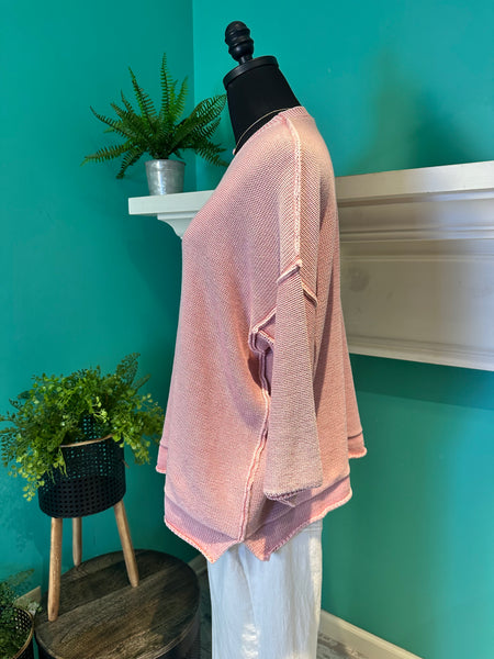 Easel Mineral Wash Comfy Top