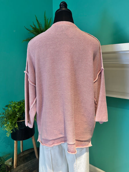Easel Mineral Wash Comfy Top