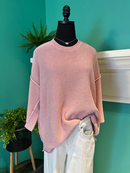 Easel Mineral Wash Comfy Top