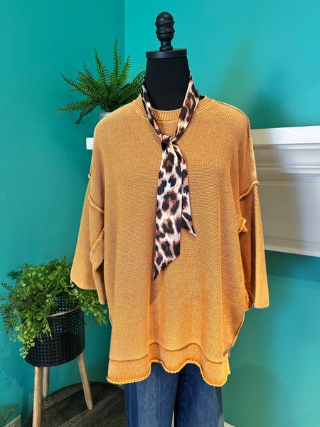 Easel Mineral Wash Comfy Top