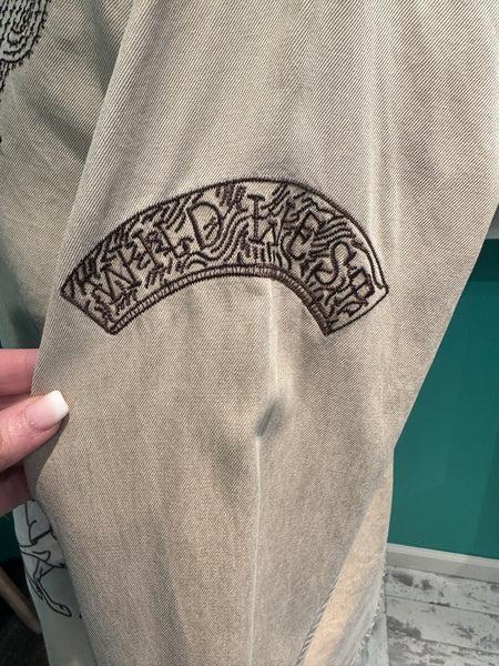Cowboy Western Embroidery Shirt