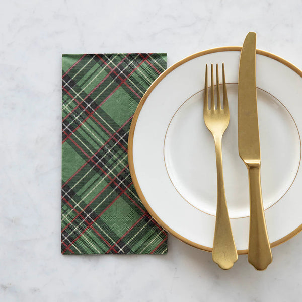 Hester & Cook Plaid Guest Napkin