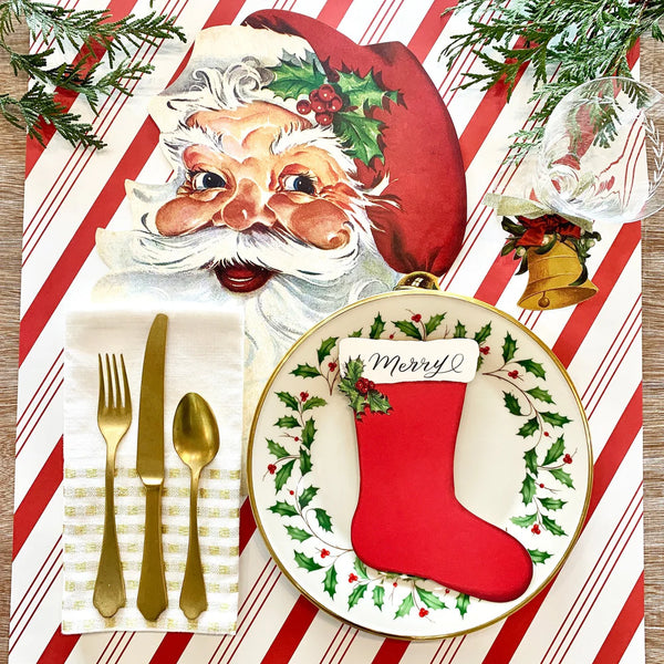 Hester & Cook Santa Die Cut Placemat