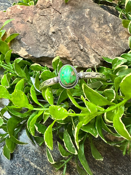 The Simple Stacker Turquoise Cuff Braceletu
