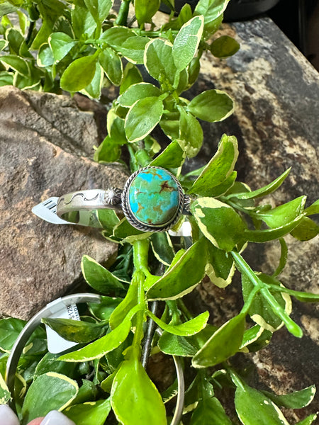 The Simple Stacker Turquoise Cuff Braceletu