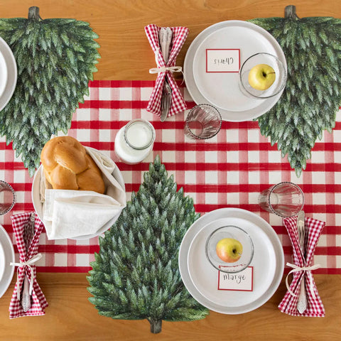 Hester & Cook Evergreen Die Cut Placemat