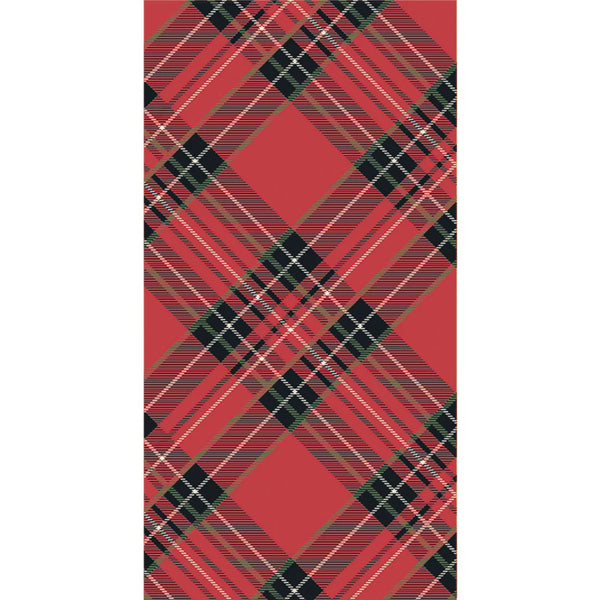 Hester & Cook Red Plaid Guest Towel Napkin