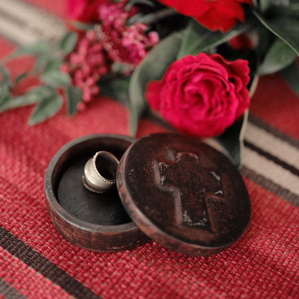 Jan Barboglio Casa Blessing Box W/Cross