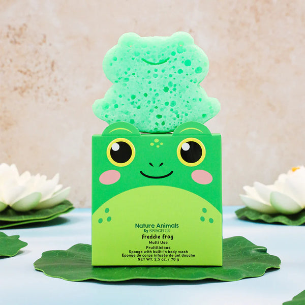 Spongelle sponge Nature Animals- Freddie Frog