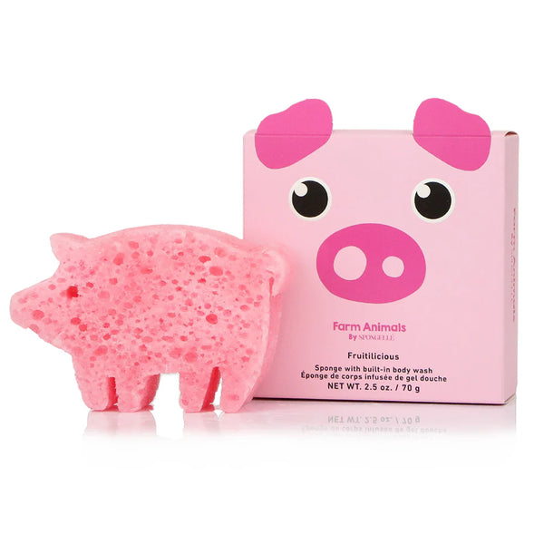 Spongelle Sponge Farm Animals- Peggy Pig