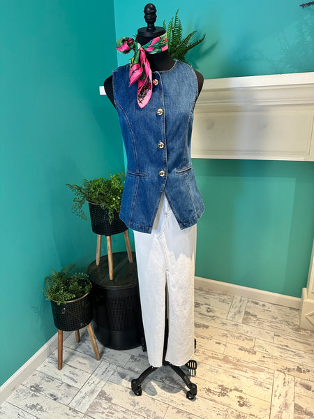 Happy Trails Denim Vest
