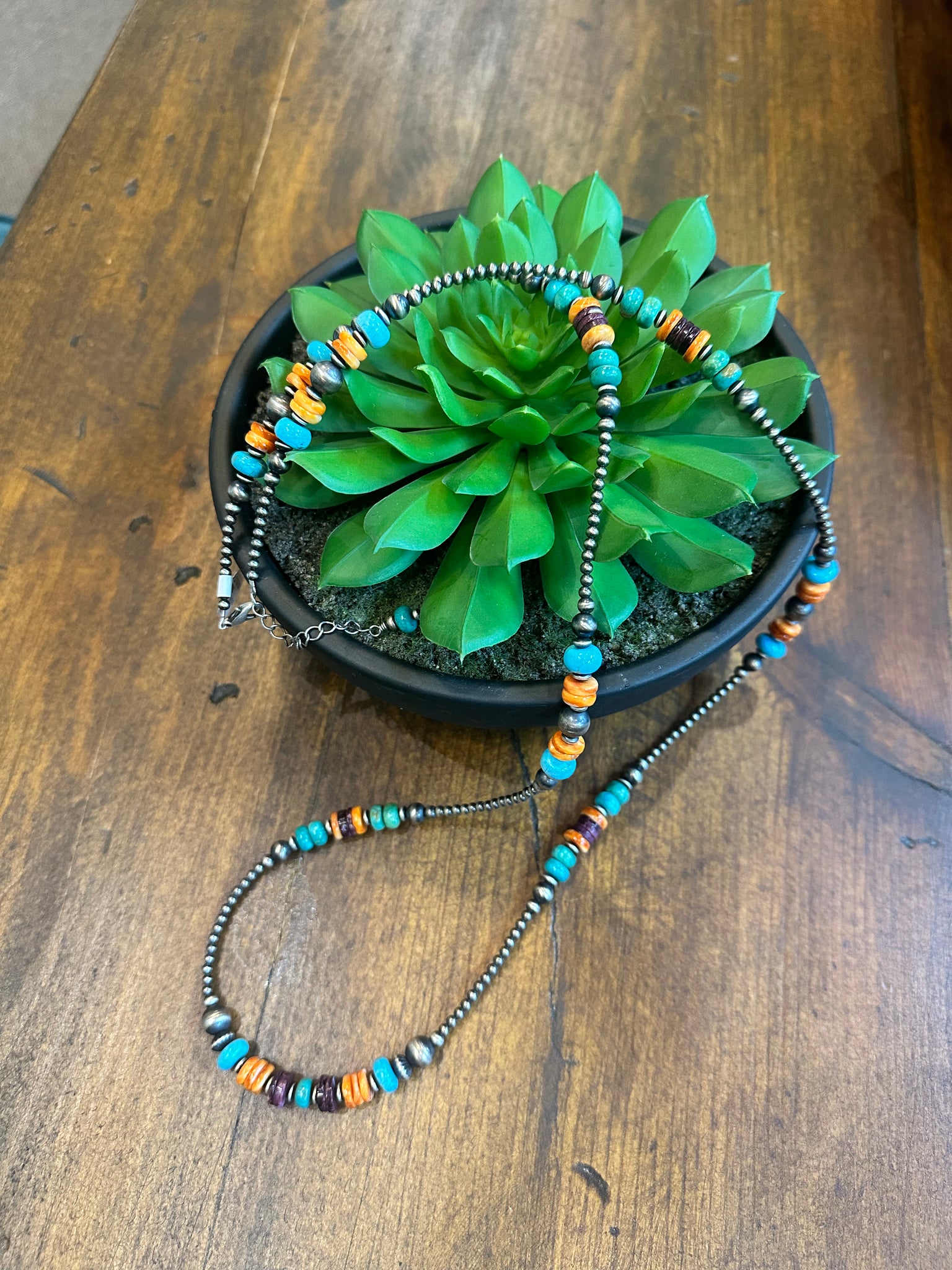 Navajo Pearl Multi Necklace