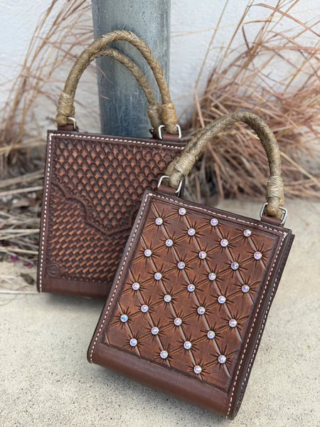 The Card Handbag in Rhinestone