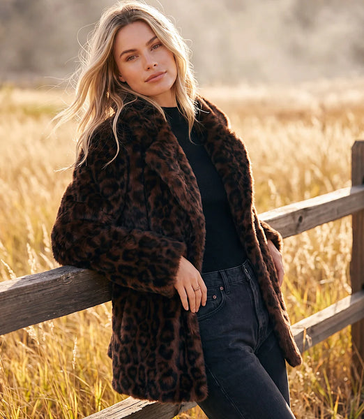 Karen Kane Leopard Jacket