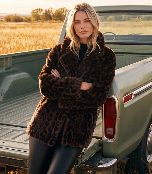 Karen Kane Leopard Jacket
