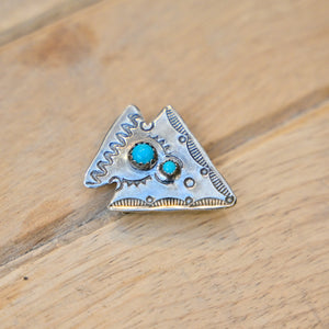 PBD Arrow Pin w/Turquoise