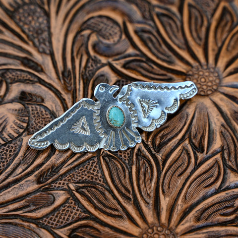 PBD Soaring Eagle Pin w/Turquoise