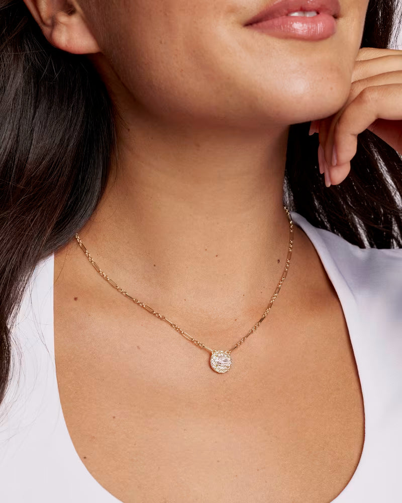 Kenda Scott Bella Gold Short Pendant Necklace
