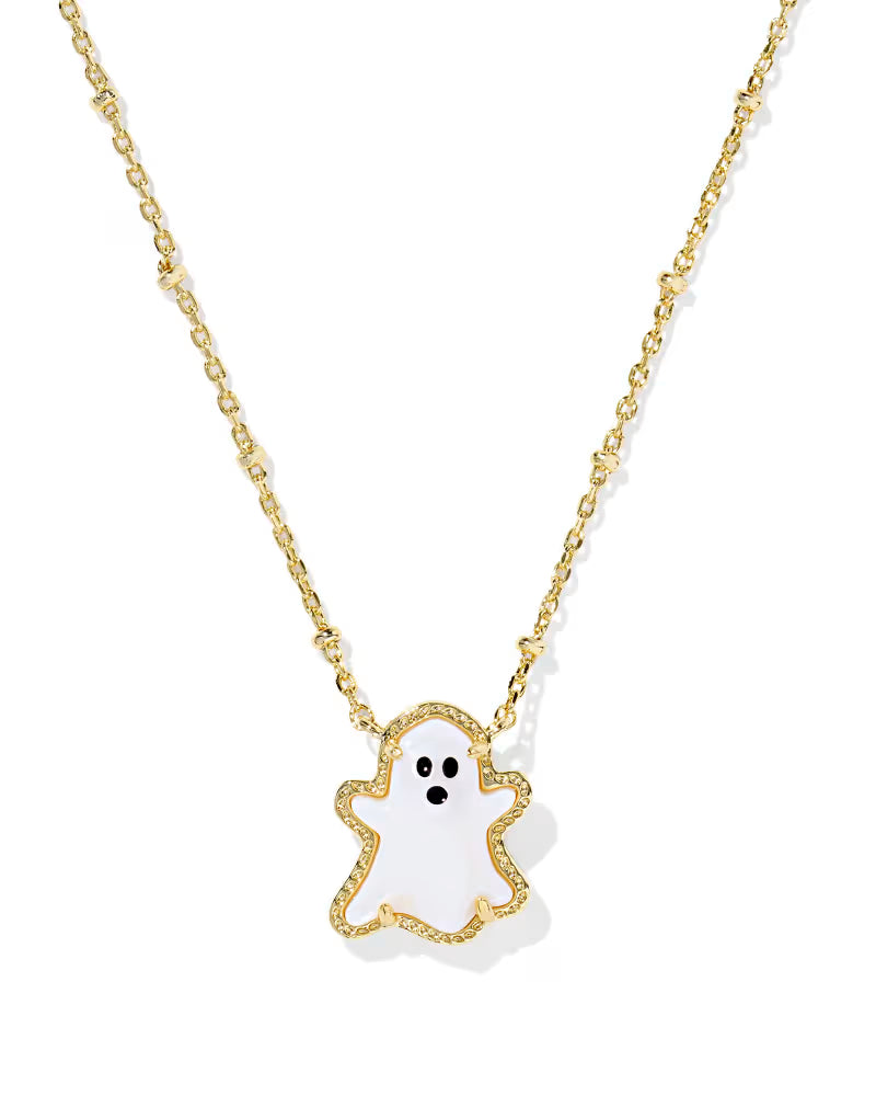 Kendra Scott Gold Ghost Short Pendant Necklace