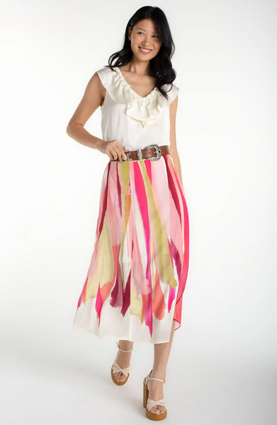 Liverpool Pull On Woven Maxi Skirt