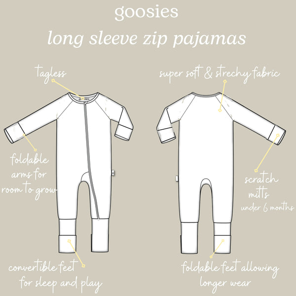 Convertible Zip Pajamas in Longhorn Cows