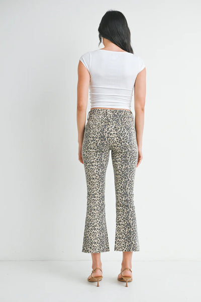 JBD Leopard Crop Flare