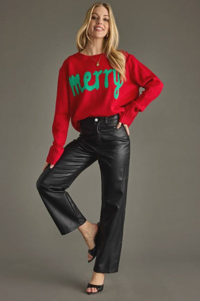 Panache Apparel Merry Sweater Long Sleeve