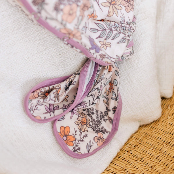 Newborn Knotted Gown in Flora