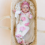 Newborn Knotted Gown in Grace
