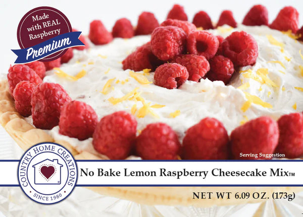 Lemon Raspberry Cheesecake Mix (No Bake)