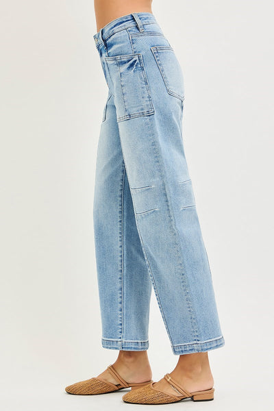 Risen Slouchy Ankle Boyfriend Jean