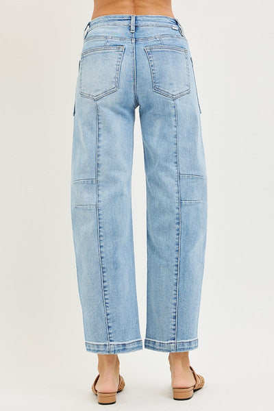 Risen Slouchy Ankle Boyfriend Jean