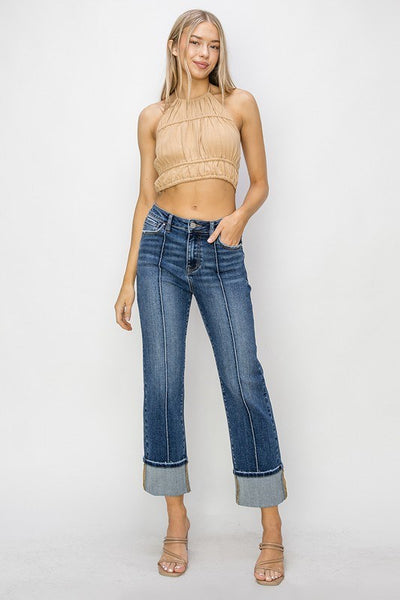 Mid Rise Straight Jean