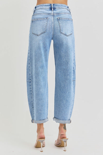 The High Rise Barrel Jean