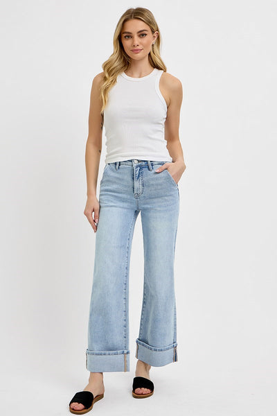 Risen High Rise Straight Jean