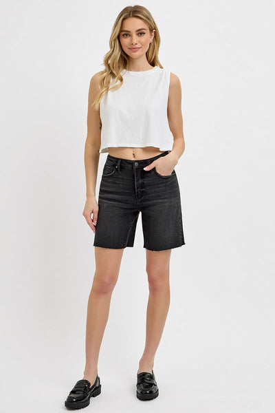Risen High Rise Mid Length Shorts