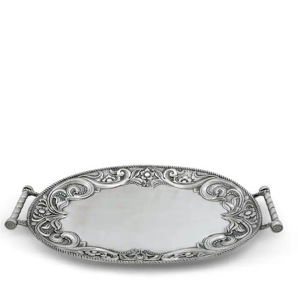 Arthur Court Western Leather Serving Tray