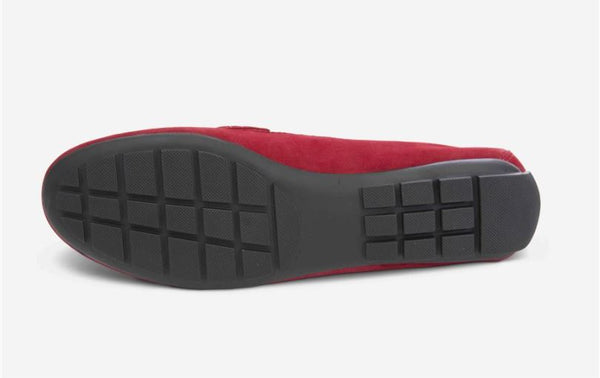 Vaneli Aiker Red Suede Driving Moc Shoe