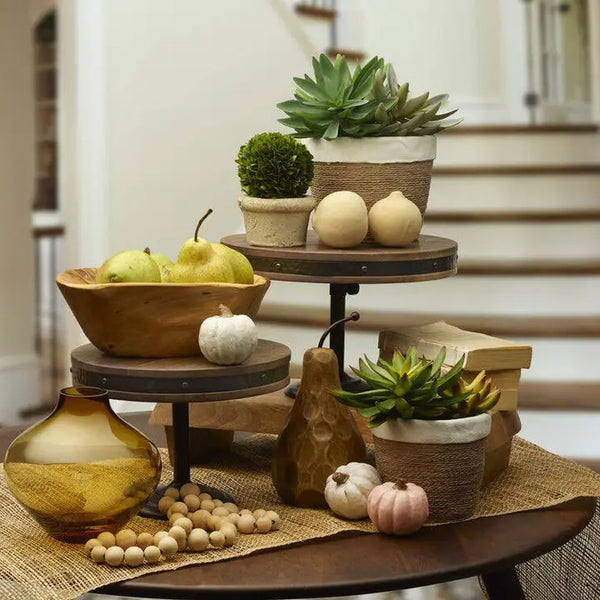 Wilton Armentale Mango Wood Pedestals