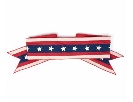 D. Stevens Linen Stars & Stripes Americana Banner