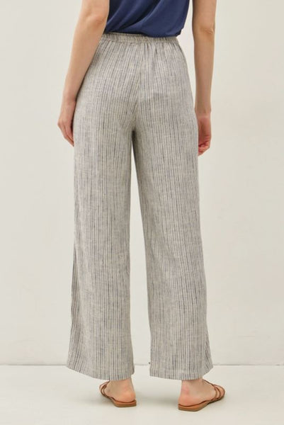 Textured Striped Pant