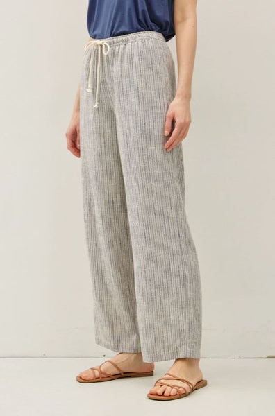 Textured Striped Pant