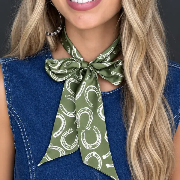 Giddy Up Twilly in Olive & Cream
