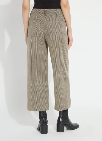 Clarke Wide Leg Denim in Everwood Sheen Line