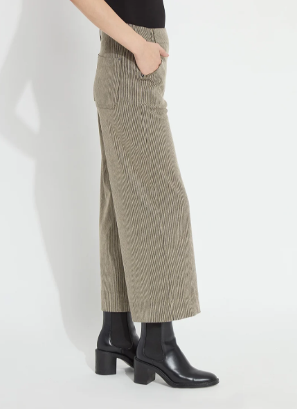 Clarke Wide Leg Denim in Everwood Sheen Line