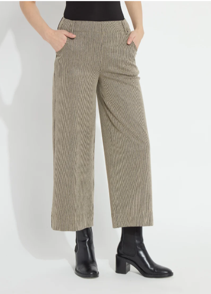 Clarke Wide Leg Denim in Everwood Sheen Line