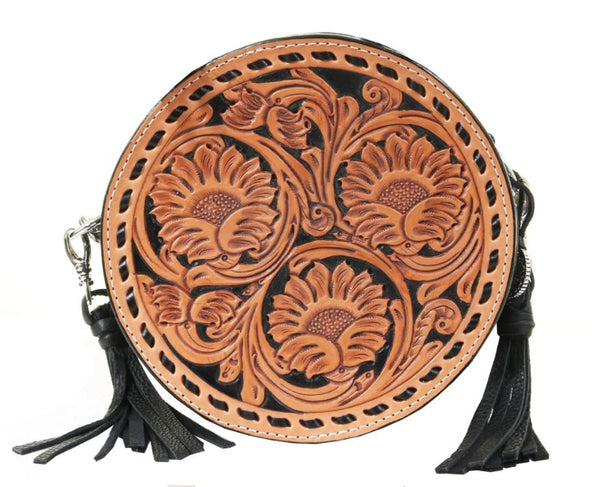 Circle Tote Tooled