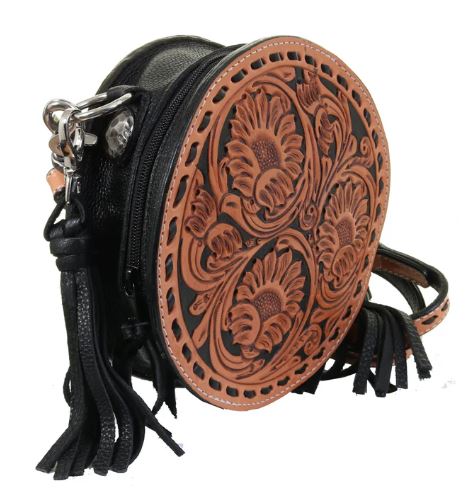 Circle Tote Tooled