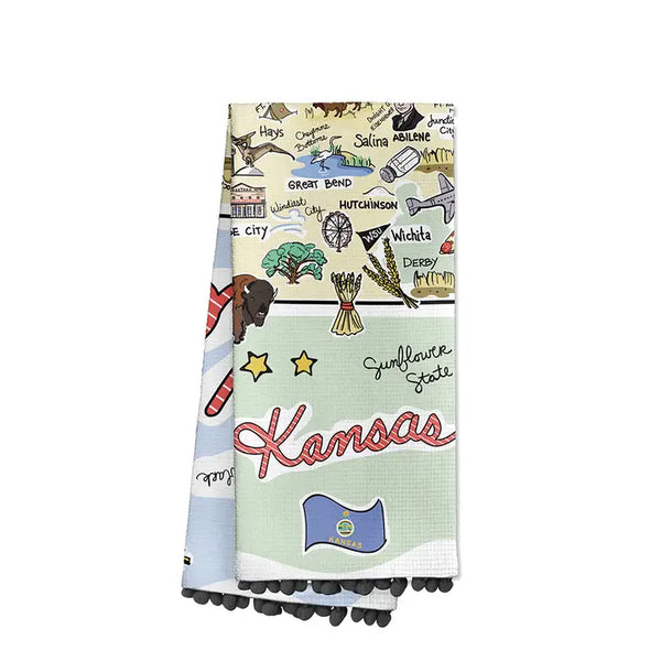 Kansas Tea Towel
